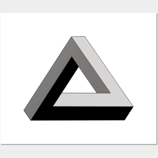 The Penrose Triangle, Impossible Triangle Posters and Art